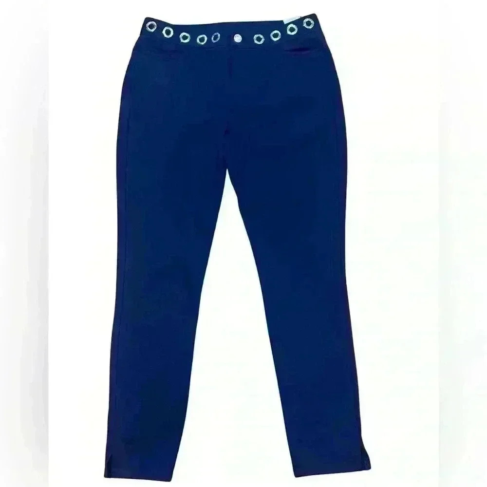 Michael Kors Basics Cropped Pants in True Navy. Women's Size 4